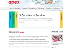 Tablet Screenshot of apexlab.com